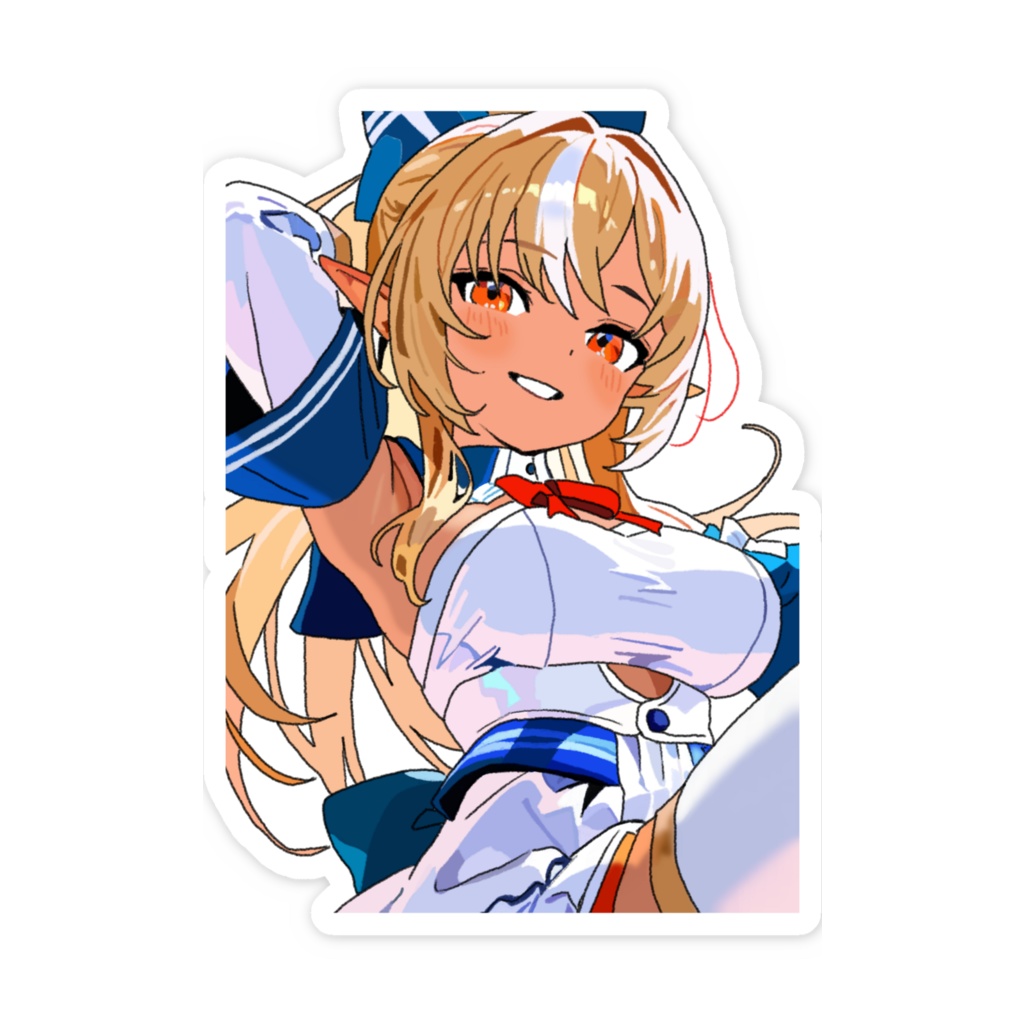 【非公式】不知火フレア★スマホステッカー