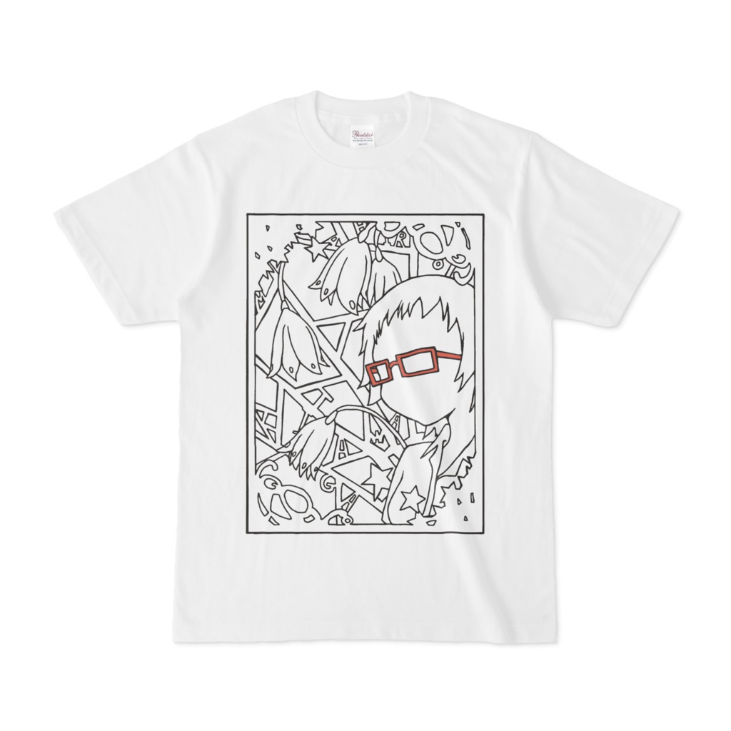 北川真尋+誕生花Tシャツ白