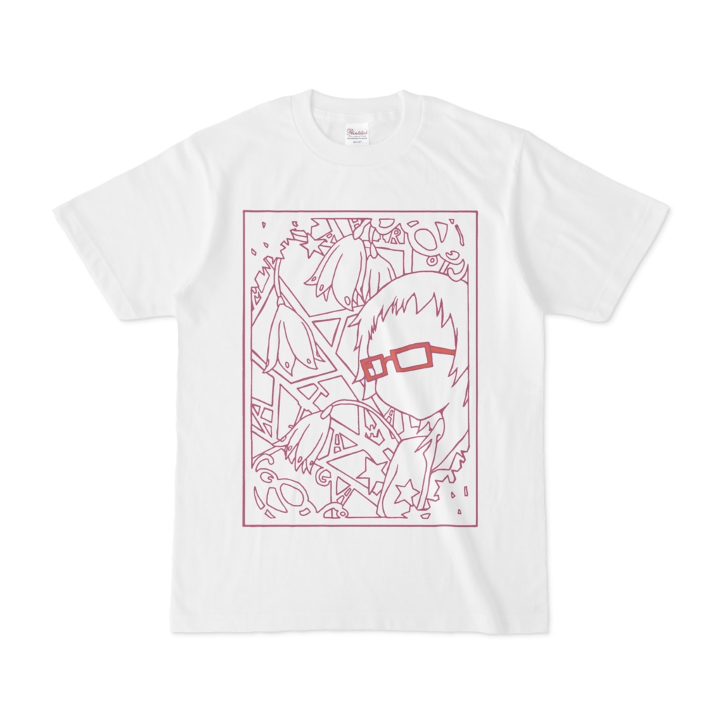 北川真尋+誕生花Tシャツ白