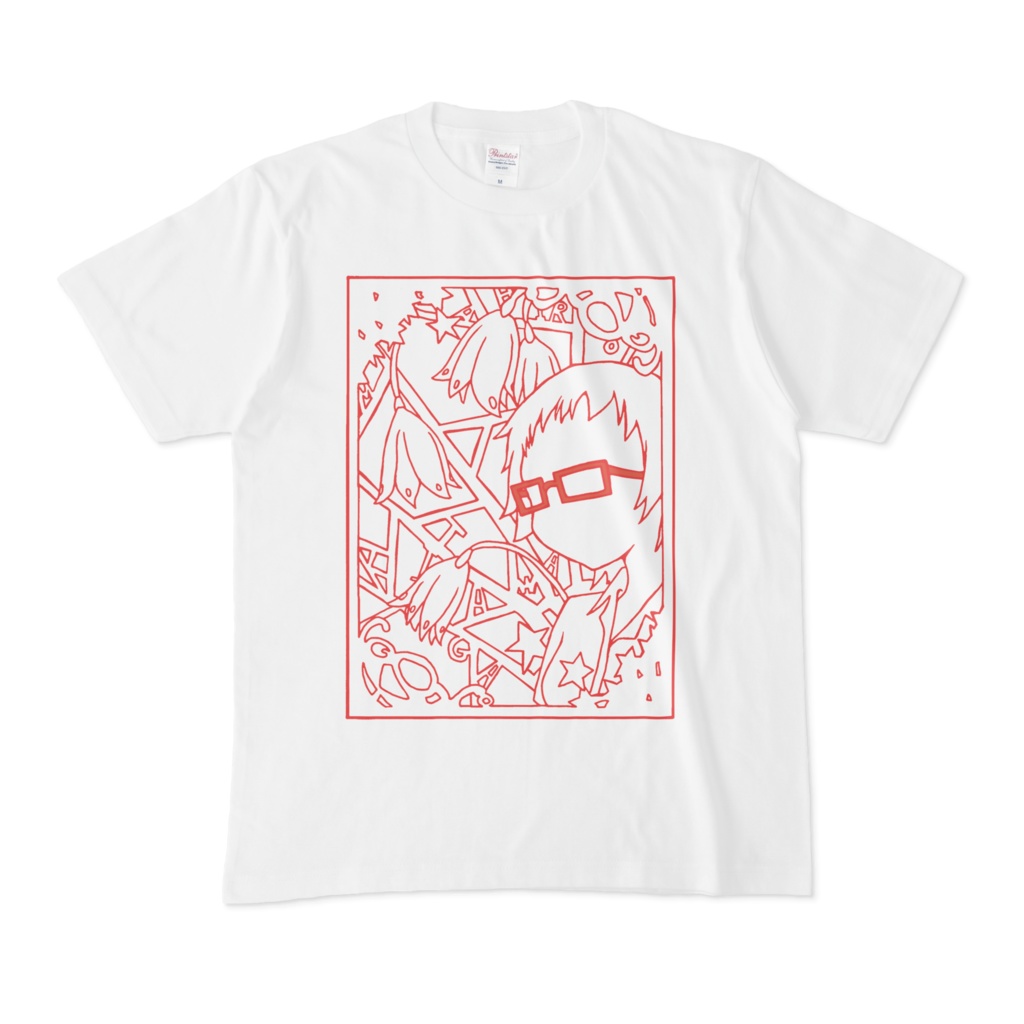 北川真尋+誕生花Tシャツ白