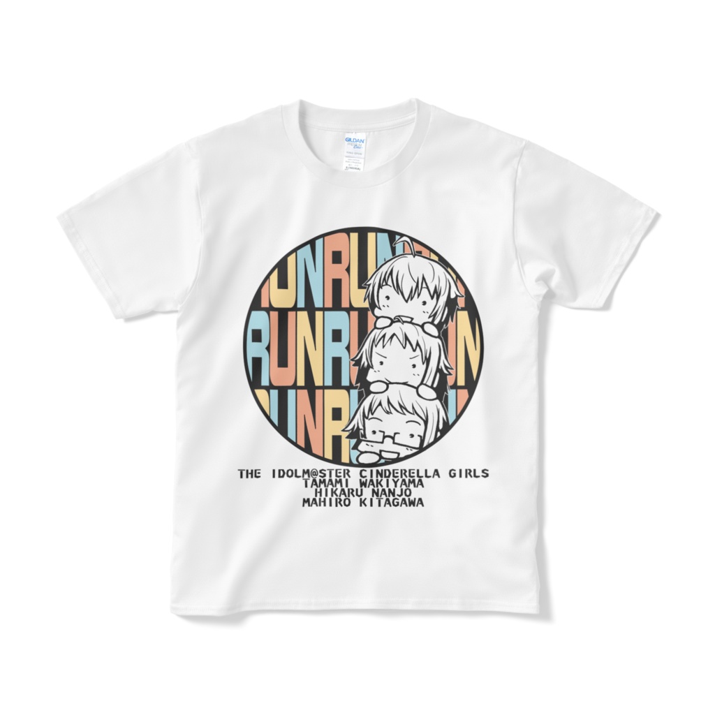 「RUN・RUN・RUN」Tシャツ