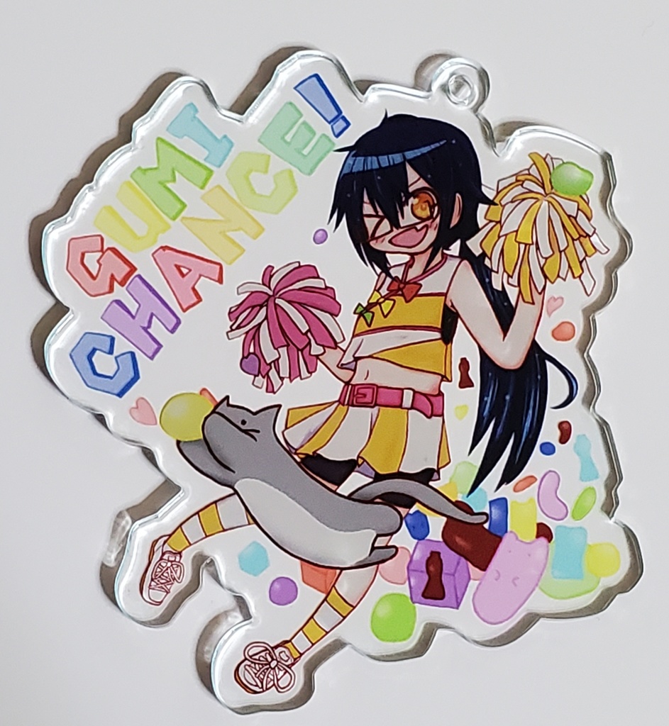 ホメルちゃんグミチャンスアクリルキーホルダー