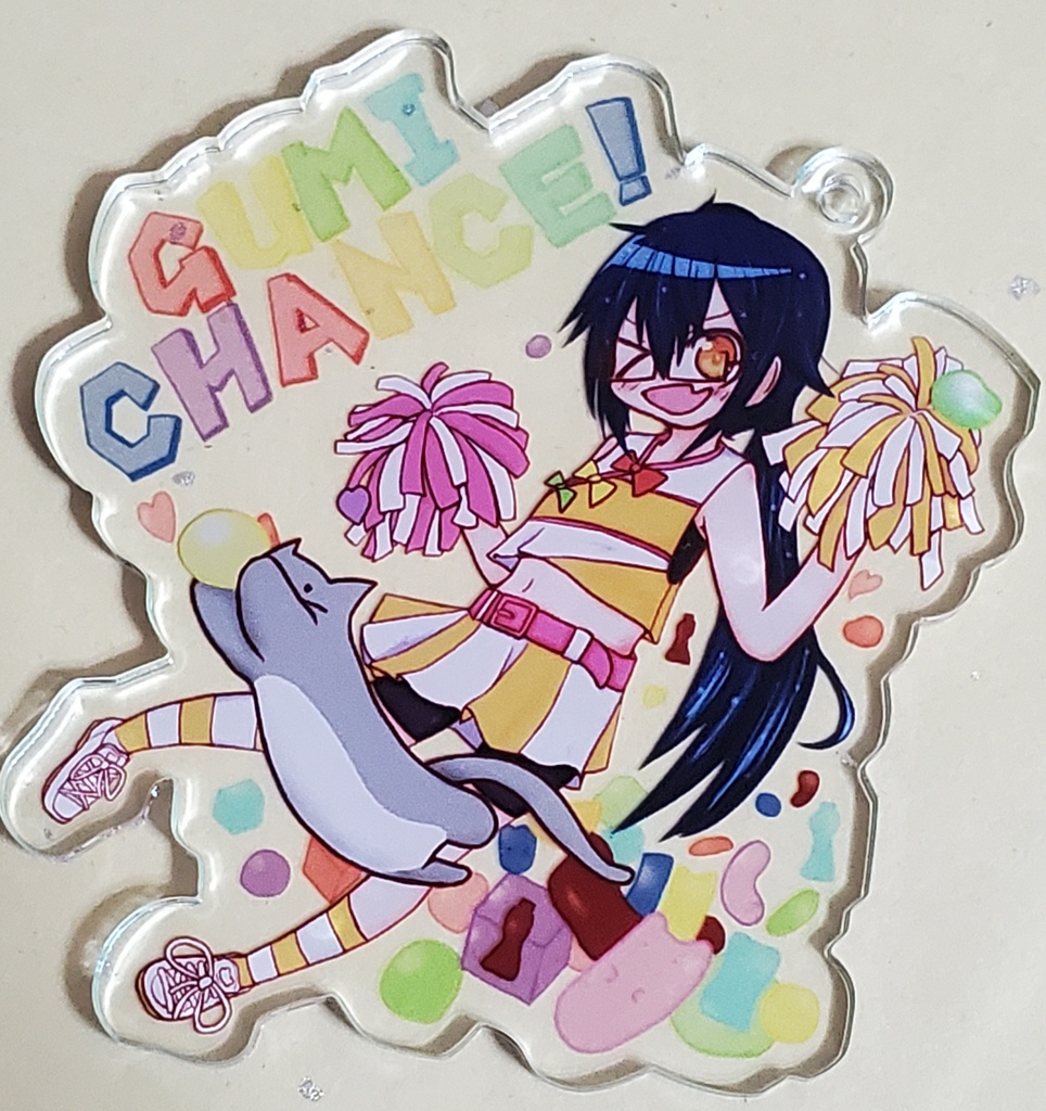ホメルちゃんグミチャンスアクリルキーホルダー
