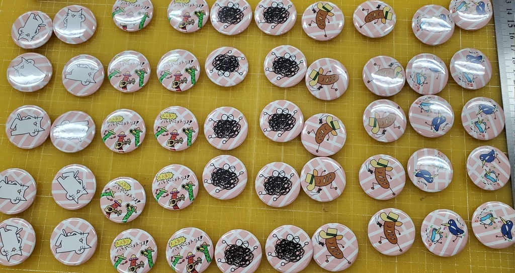 モブアニマル32mm缶バッジ