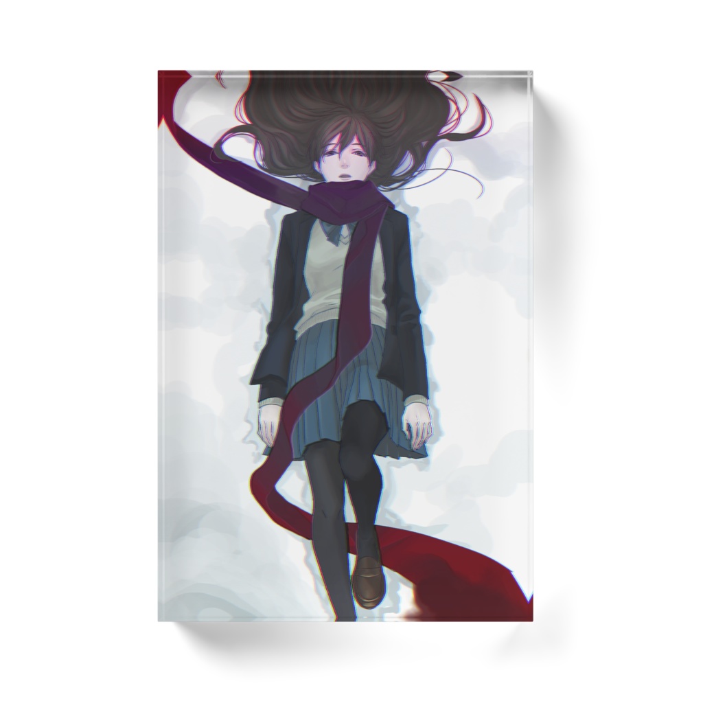 アクリルブロック 少女