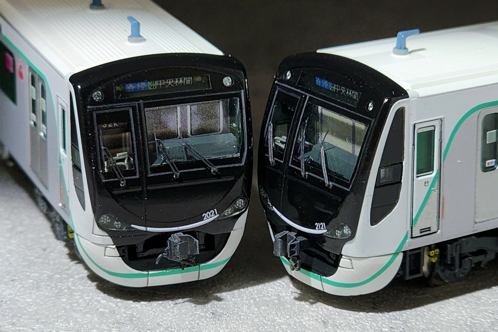 [DML-RE] 【運転室背面シール付限定版】鷺沼の2020系 連結器・排障器セット