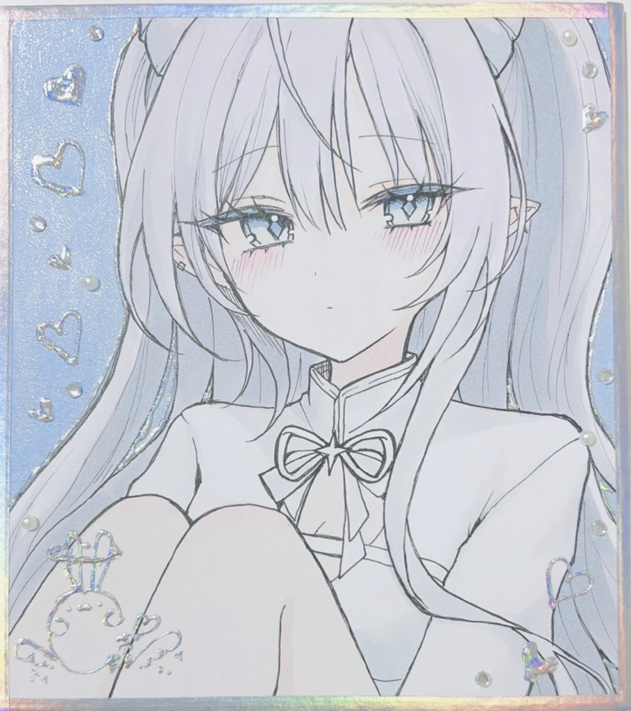 手描きミニ色紙