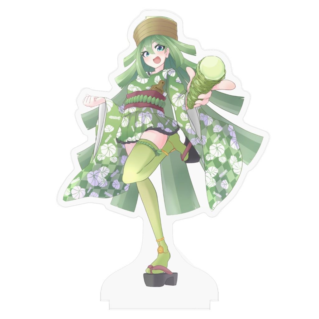 侘美寂美ワサ美 キービジュアルアクリルフィギュア