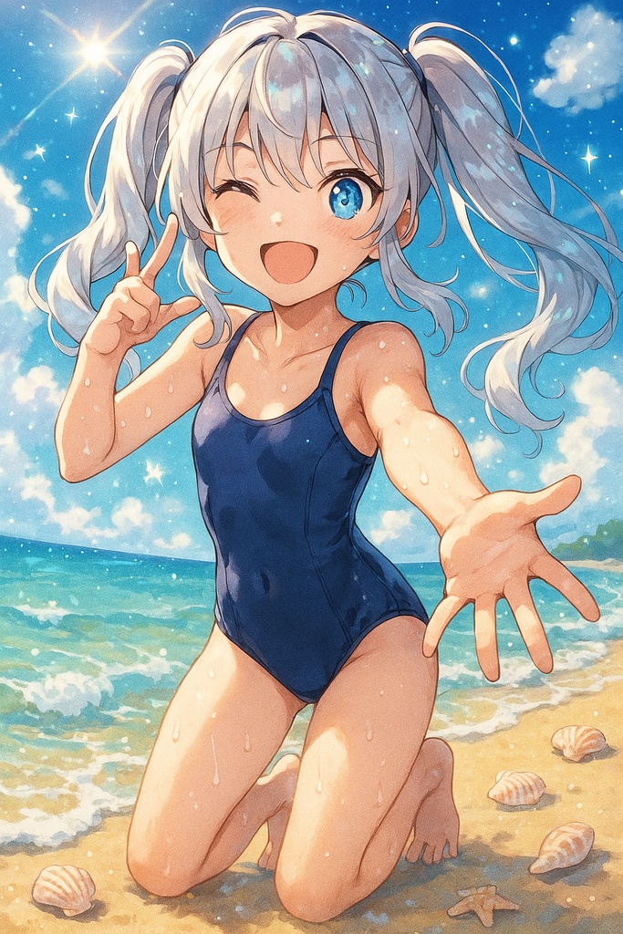 スク水姿の妹