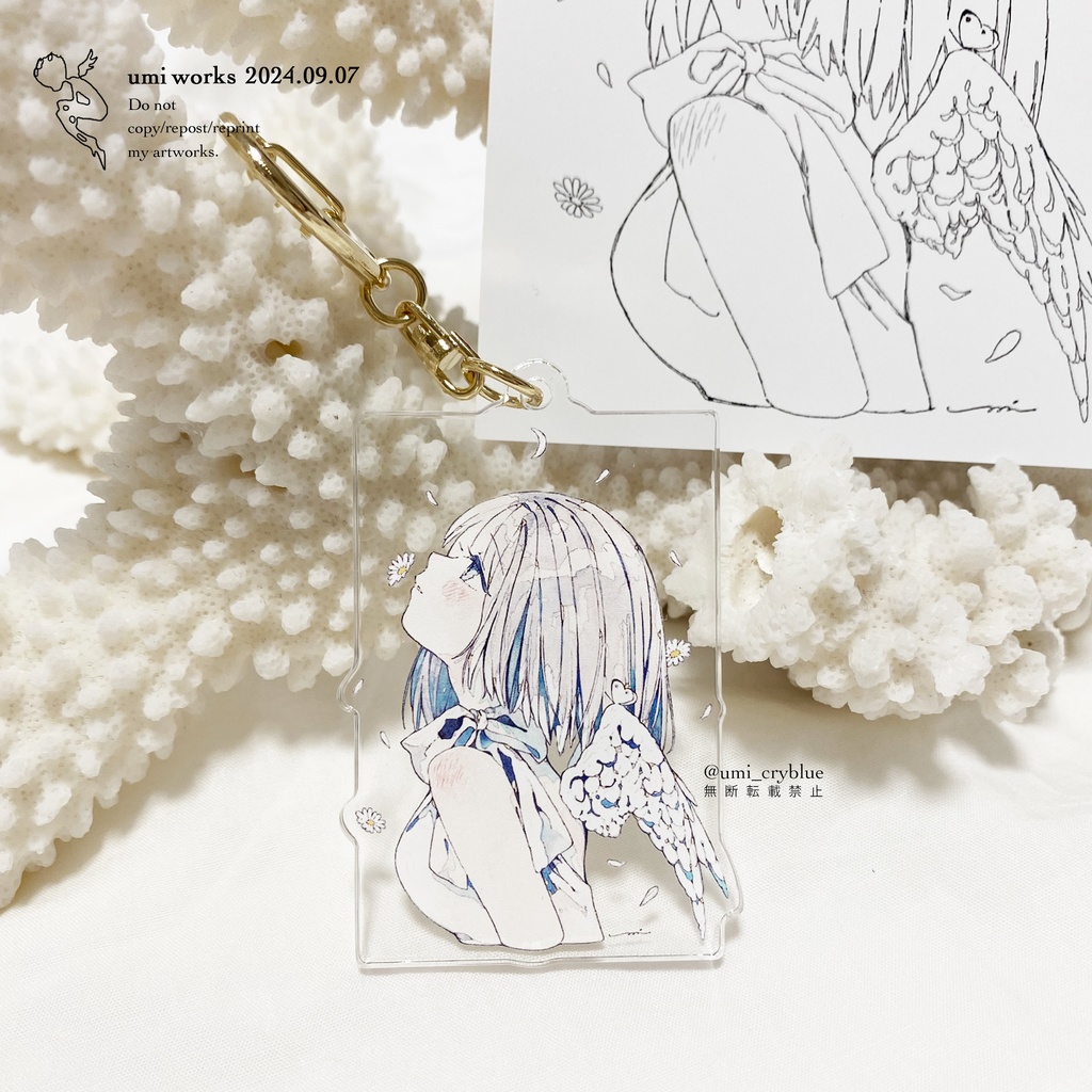 【準新作｜在庫10点のみ】Acrylickeychain [「花に約束を隠すの。」]