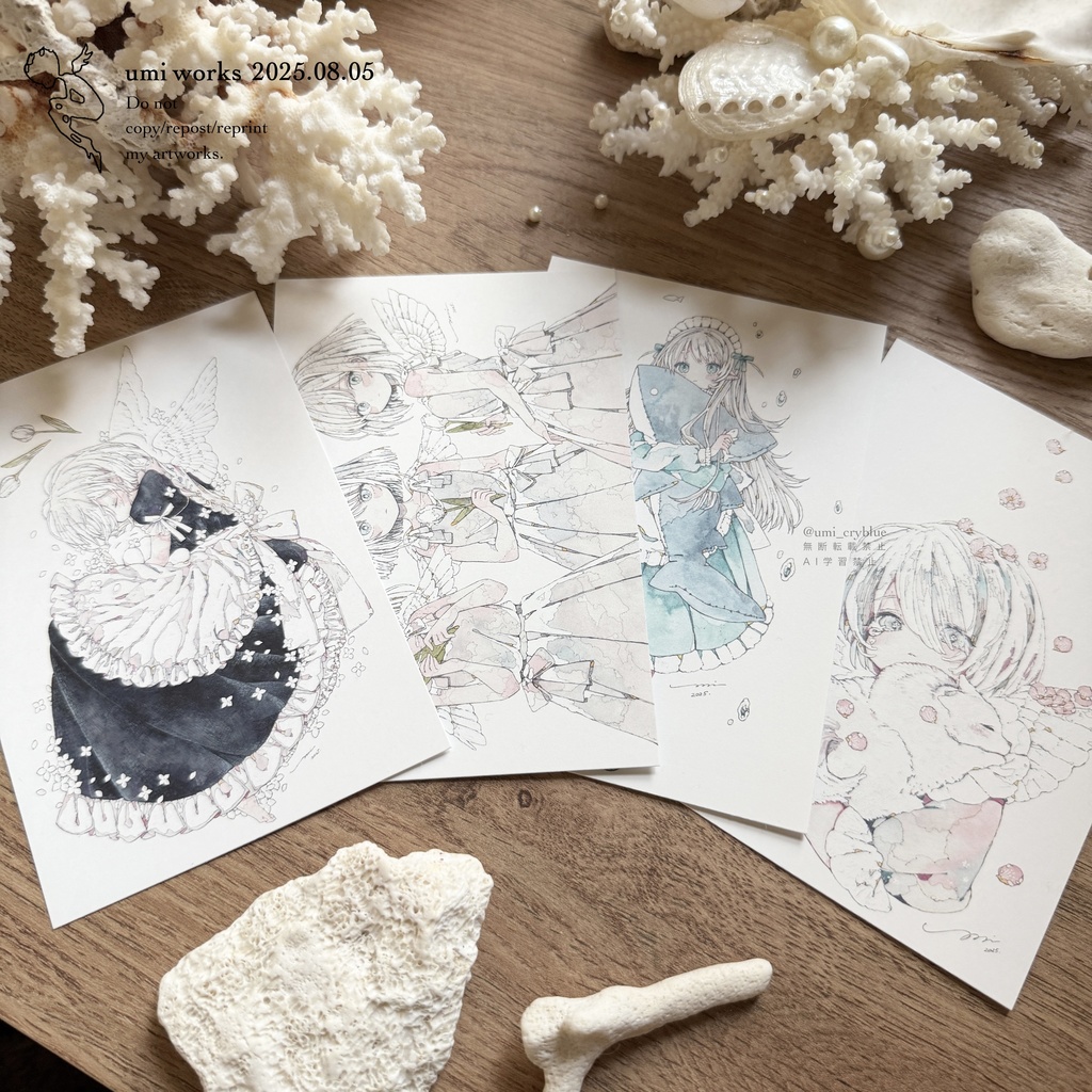 【再販】Postcard 4set［愛］