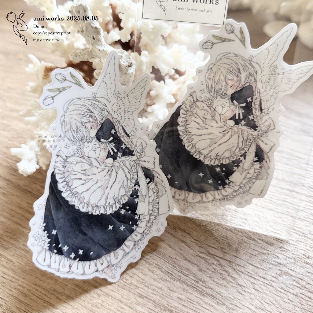 【在庫2点のみ】clear sticker［LOVE］