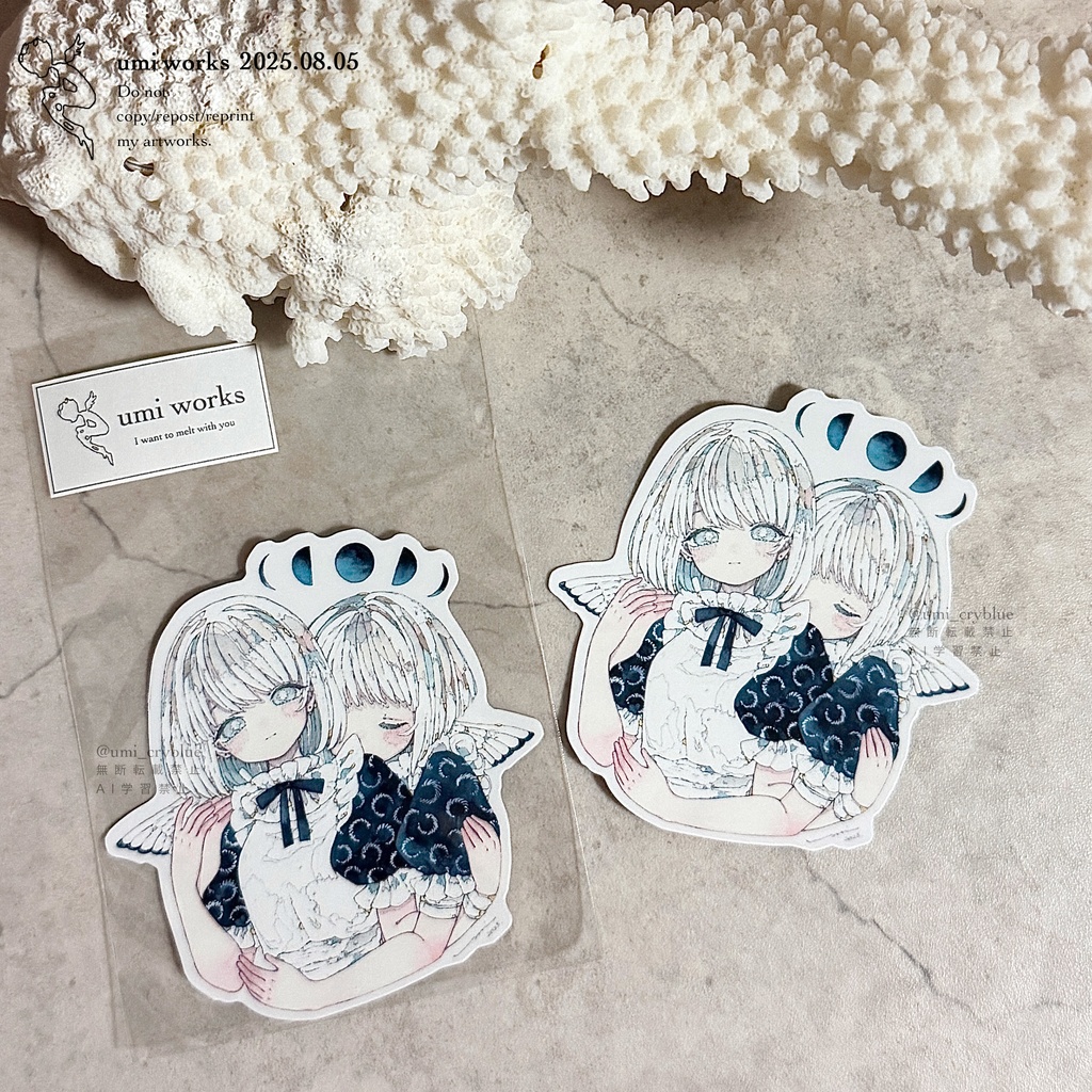 【コミティア153新作｜在庫8点のみ】clear sticker［僕だけの月明かりでいて］