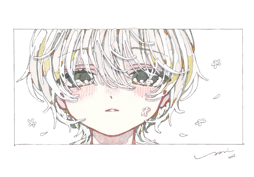 原画作品『深緑を秘める』