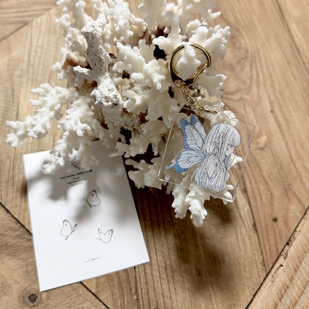 【在庫1点のみ】Acrylickeychain [夢物語] 青