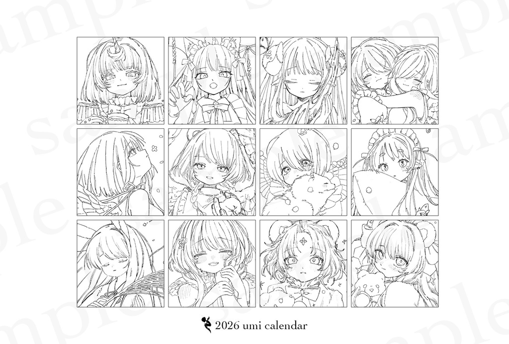 2026 calendar (4月はじまり)