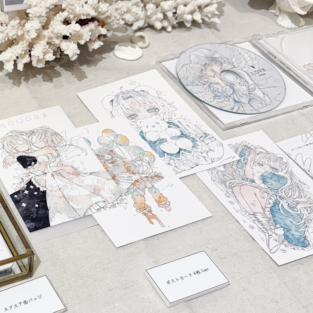 Postcard 4set［愛#02］