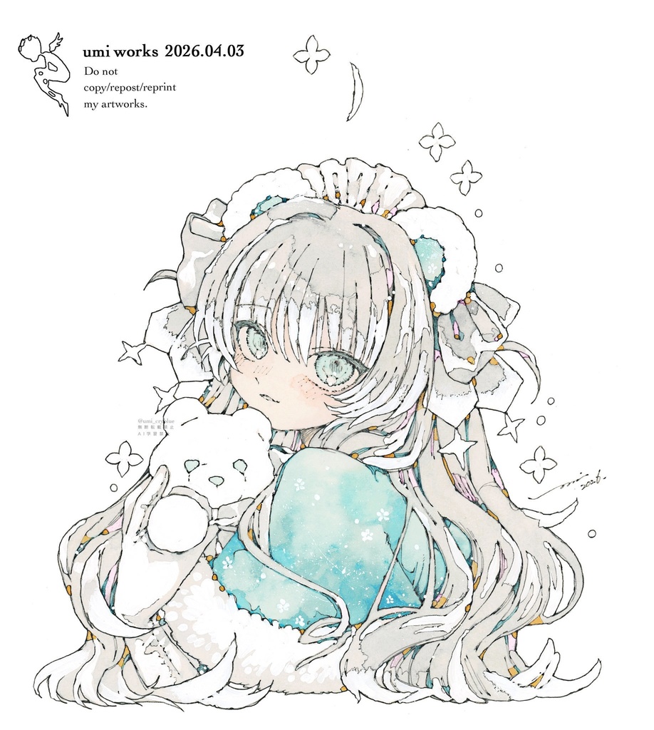 clear sticker［白い獣と魔法使い］