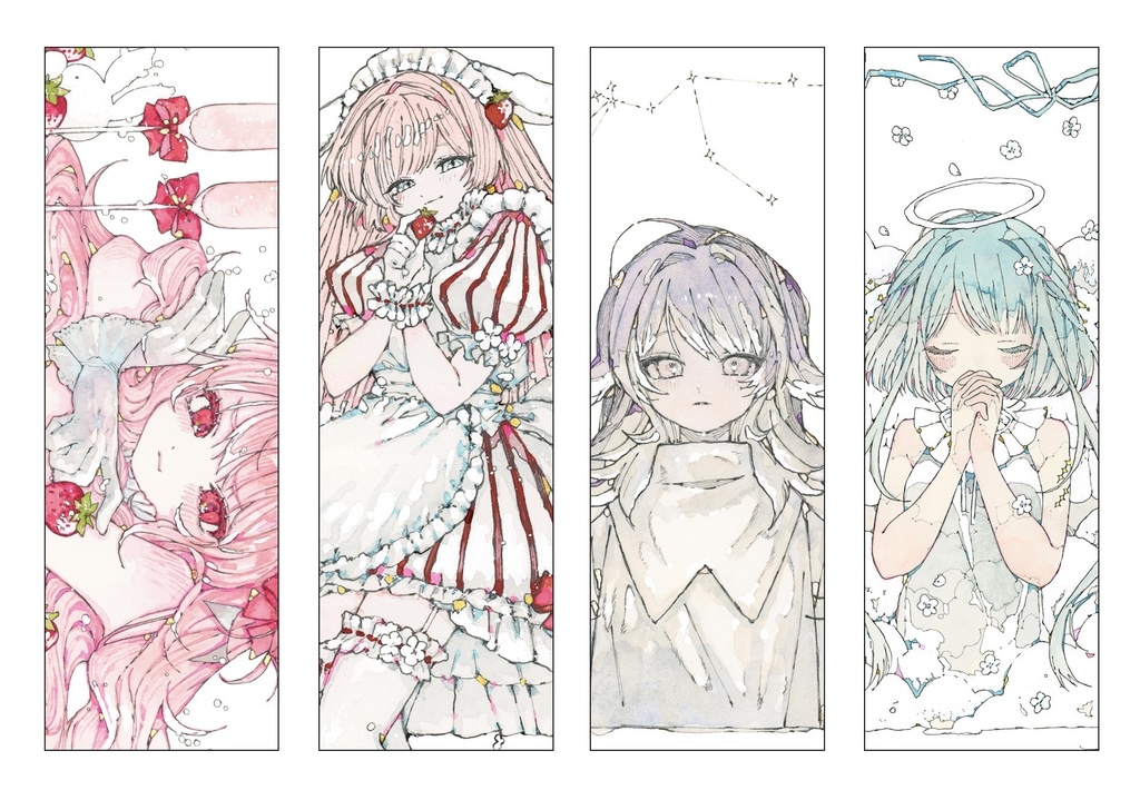 【新作】Postcard 4set［甘］