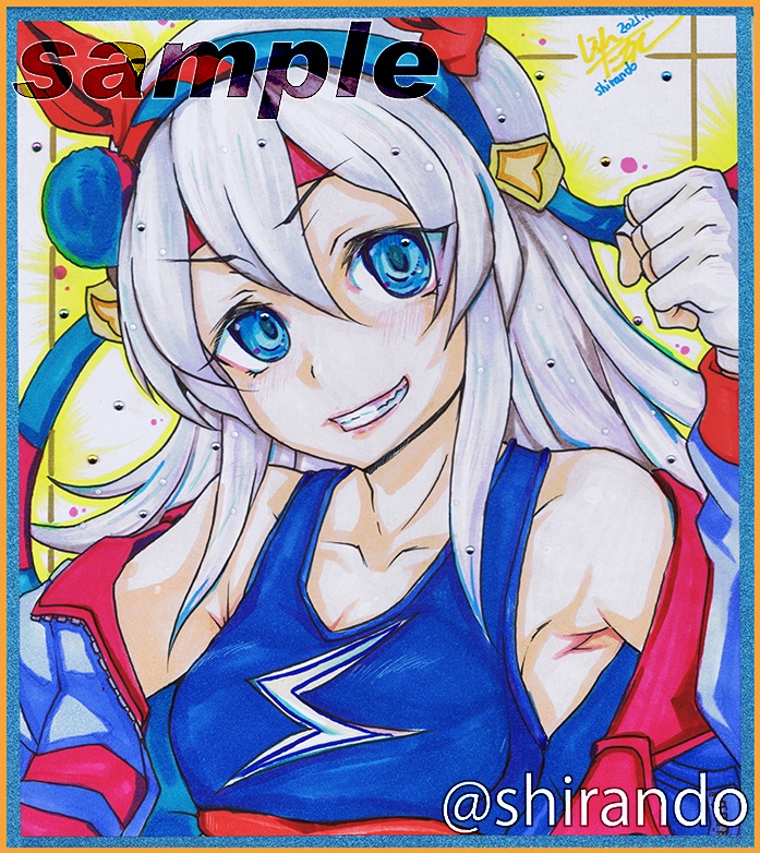 色紙 ウマ娘 タマモクロス