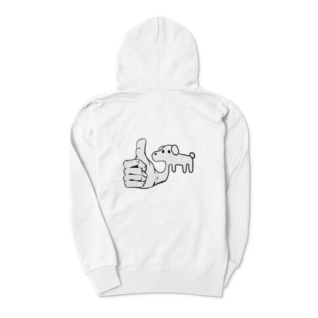 グッドドッグパーカー(白)