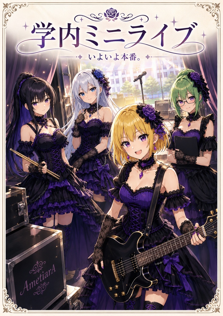 Ametiaraの日常 Vol.1 はじめての学内ミニライブ編