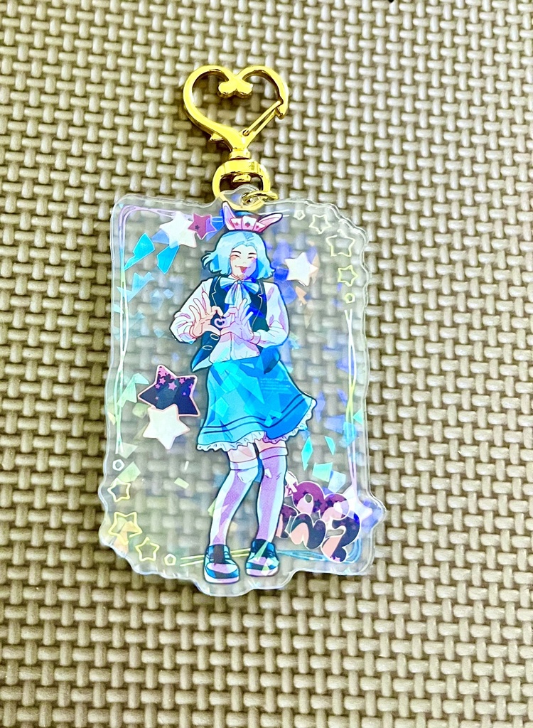 氷華ちゃんアクキー(トレカ風ver)