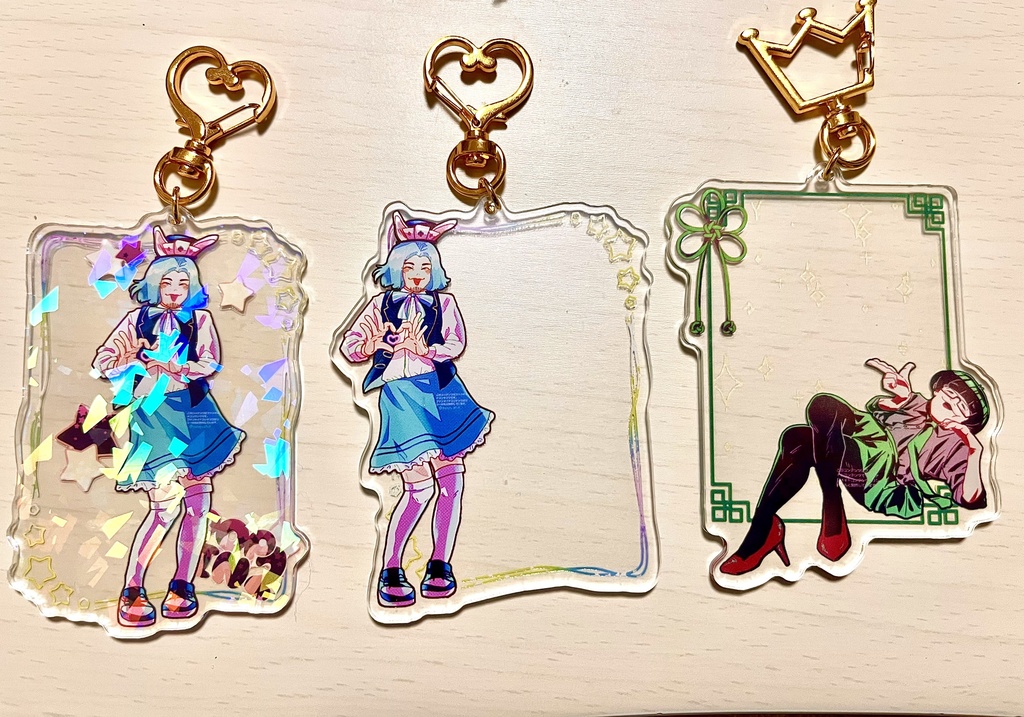 氷華ちゃんアクキー(一緒にお写真ver)※必ず紹介文をご確認ください