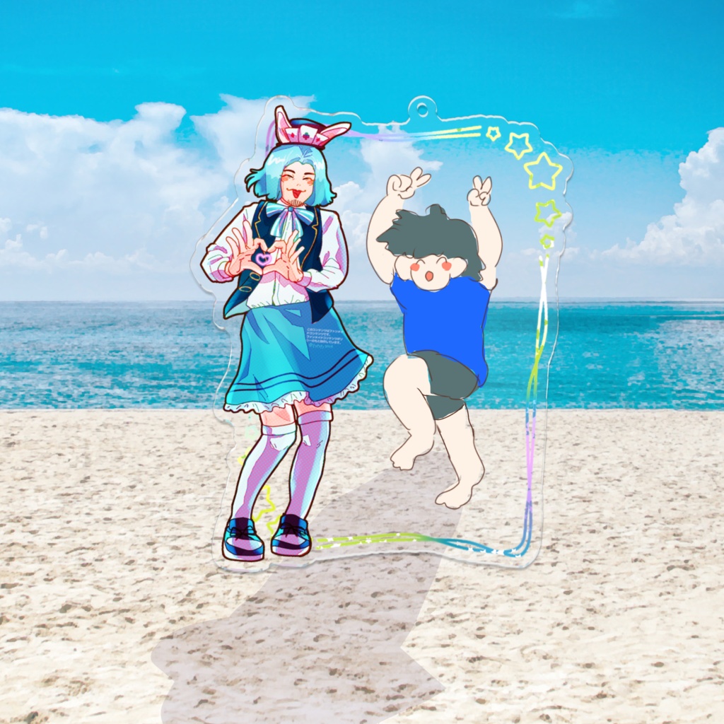 氷華ちゃんアクキー(一緒にお写真ver)※必ず紹介文をご確認ください