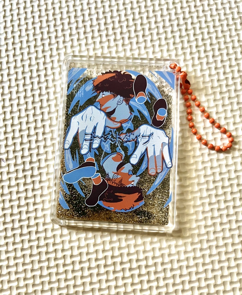 🍊👻グリッターキーホルダー