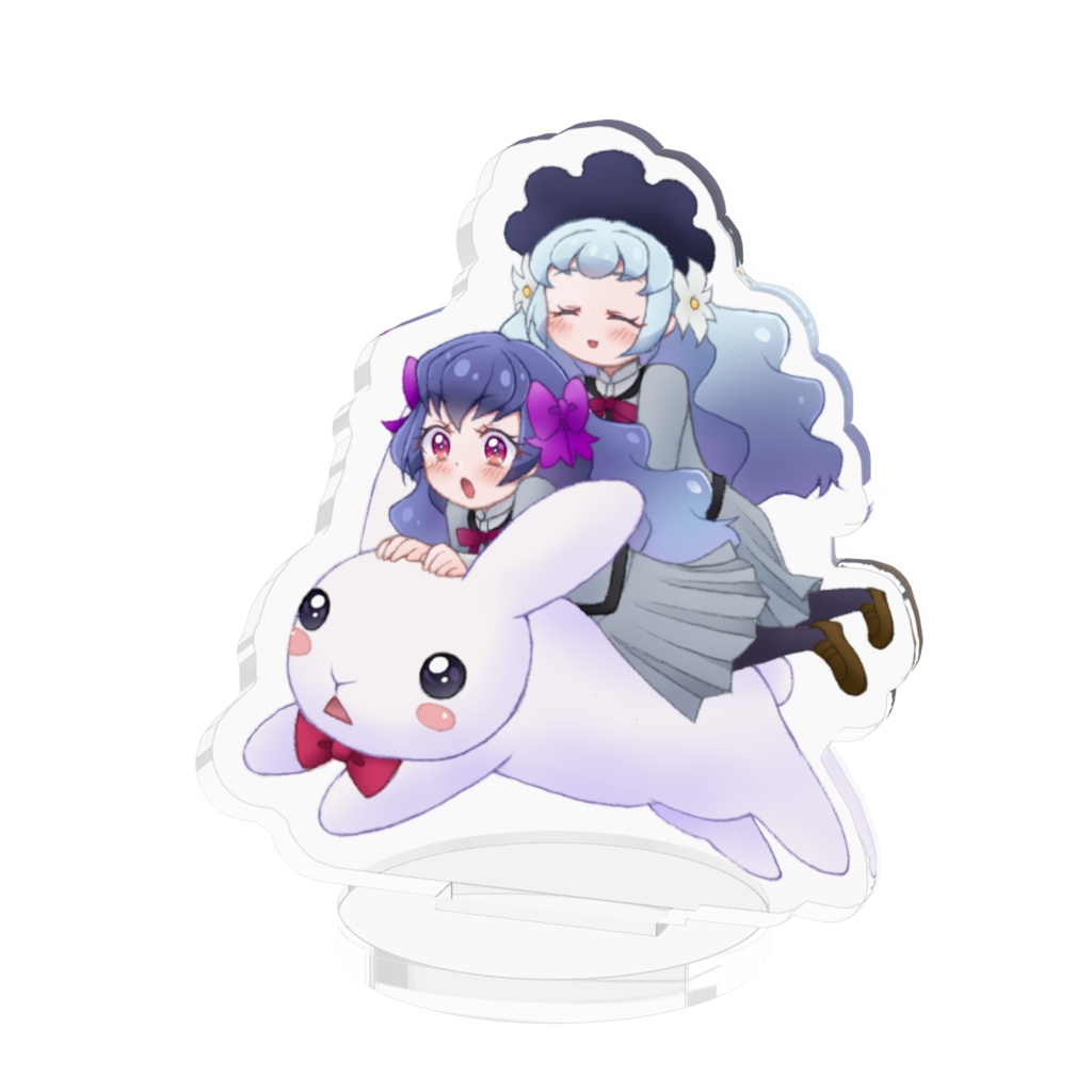 乗うさぎ白百合姉妹 ミニアクリルフィギュア