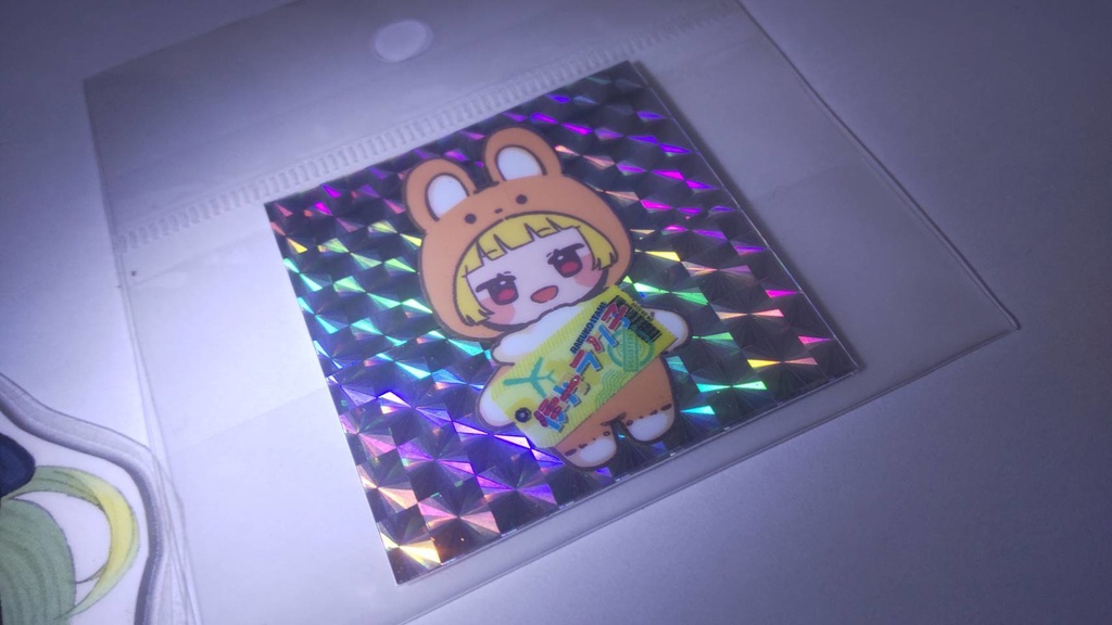 伊丹ラク子(うさぎ)ホログラムステッカー