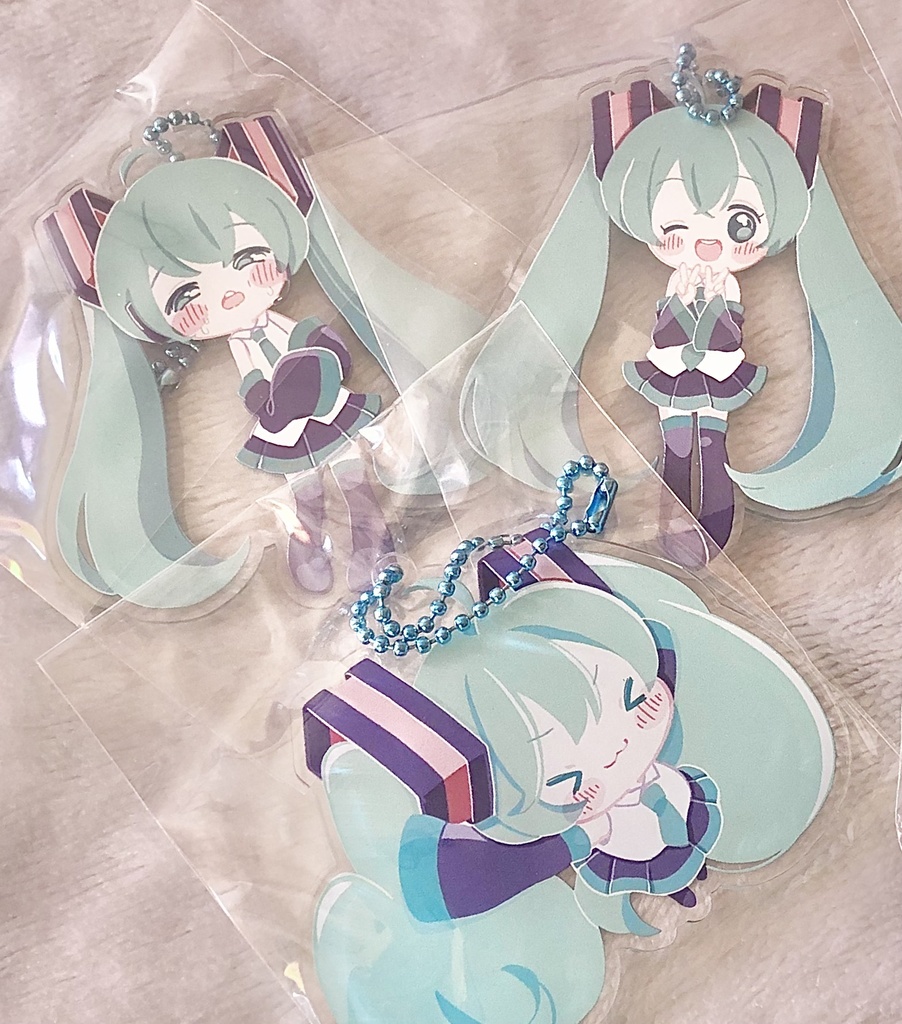 両面アクリルキーホルダー