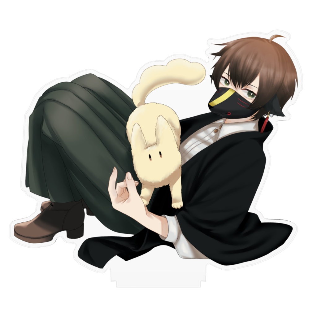 小動物ちぃと飼い主アクリルスタンド