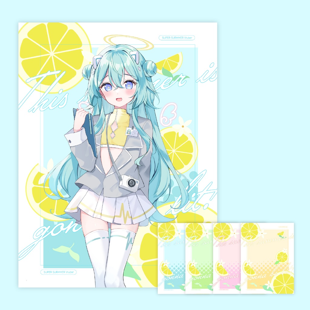 【フリー素材】夏にときめくVtuber