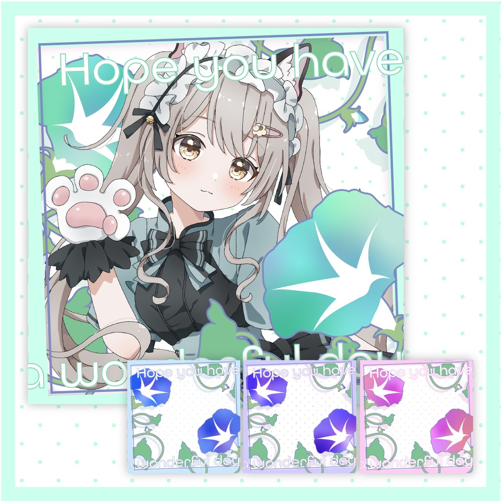 【フリー素材】7月花咲くVtuber