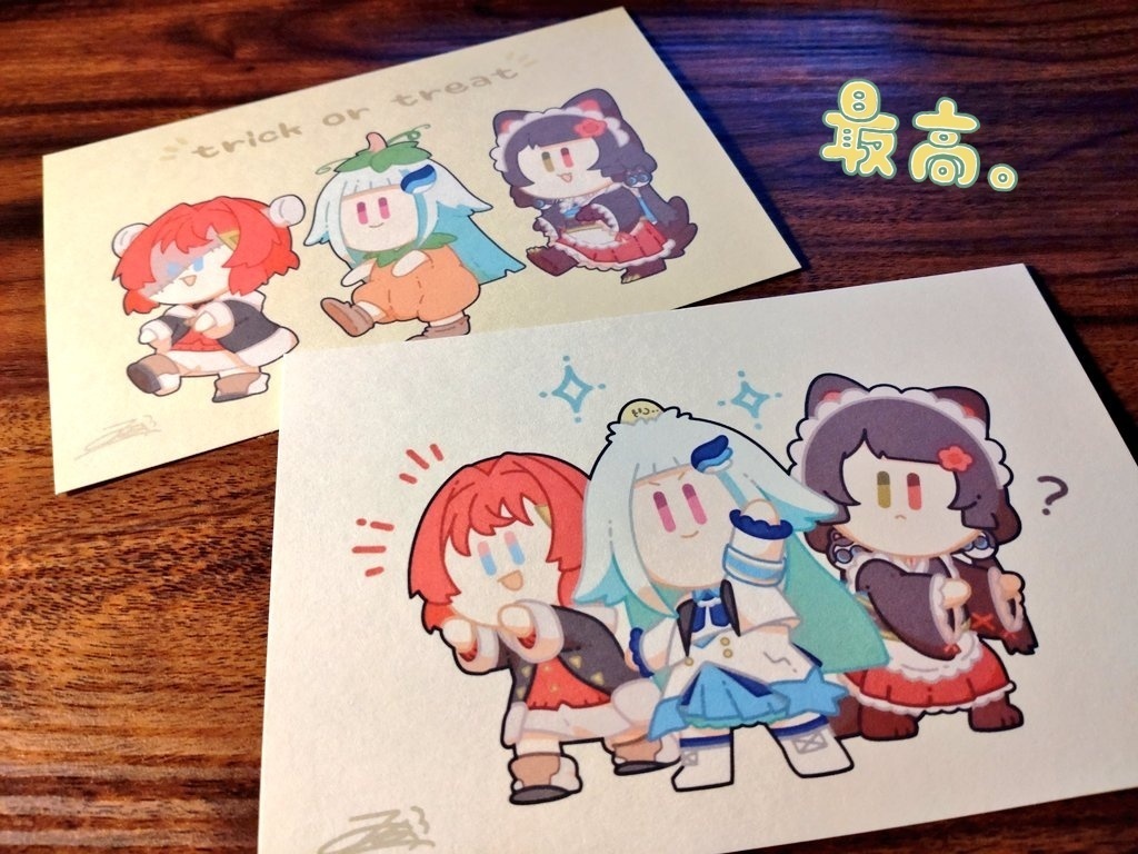 【非公式】さんばかポストカード2枚セット【にじさんじ】