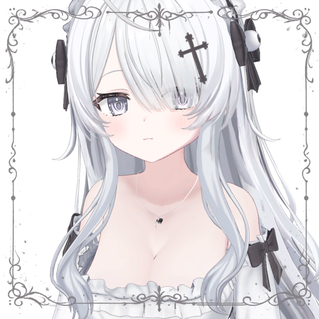 Crossed Heart Necklace / クロストハートネックレス