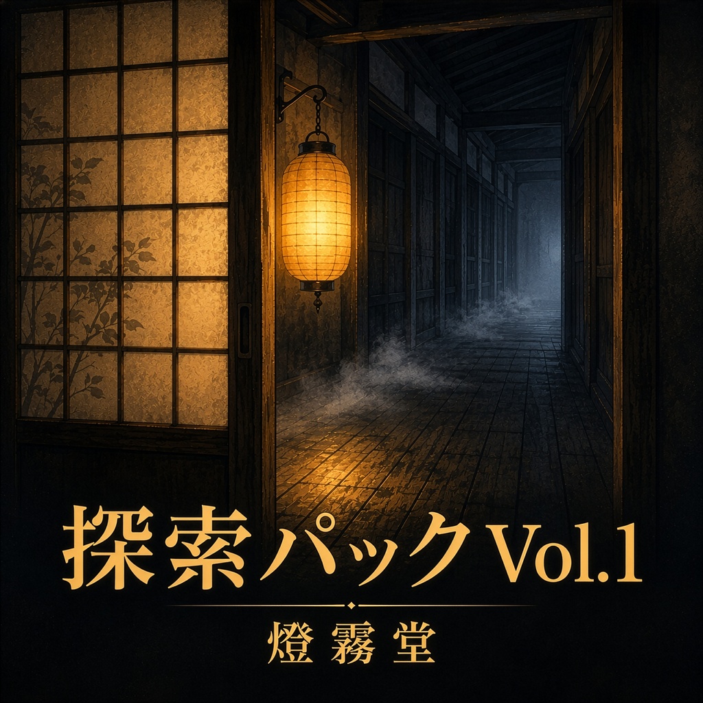 TRPGセッション用シームレスループBGM「燈霧堂 -探索パック Vol.1-」全5曲 WAV/MP3