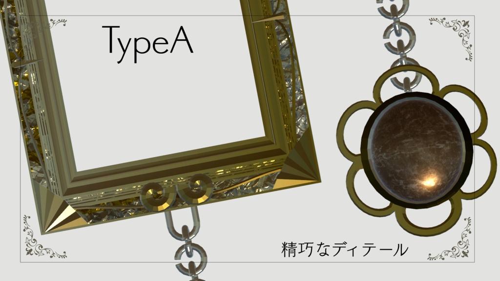 【poiikklph☽ear1st】額縁ピアス