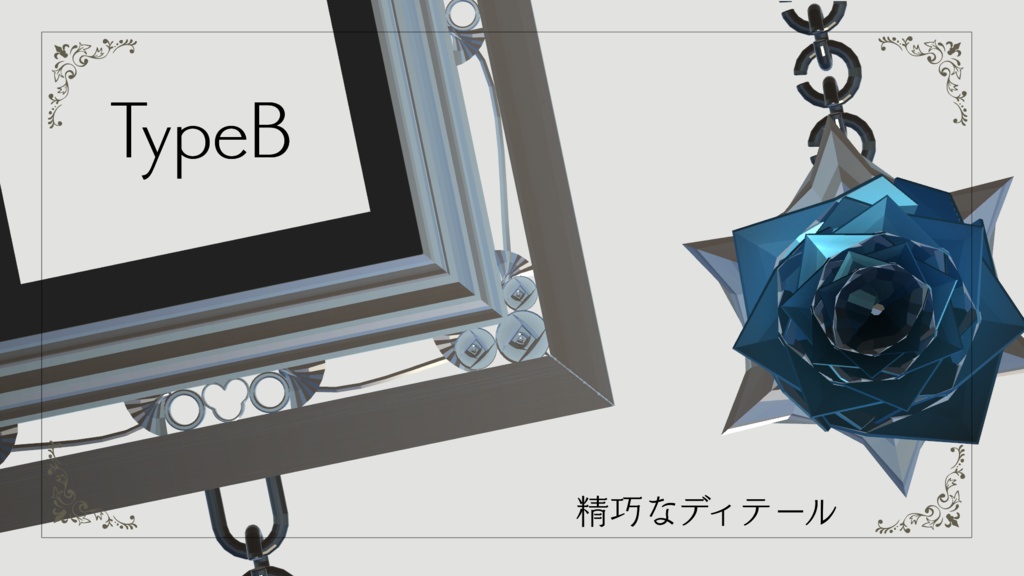 【poiikklph☽ear1st】額縁ピアス