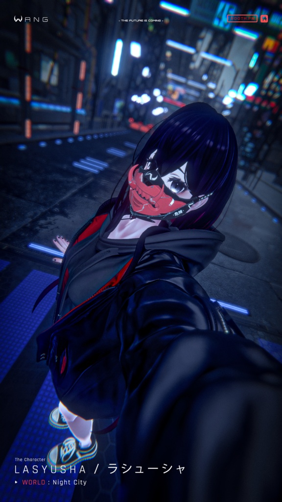 トサカンマスク - TOSAKAN Mask|Cyberpunk Style 【WANG】