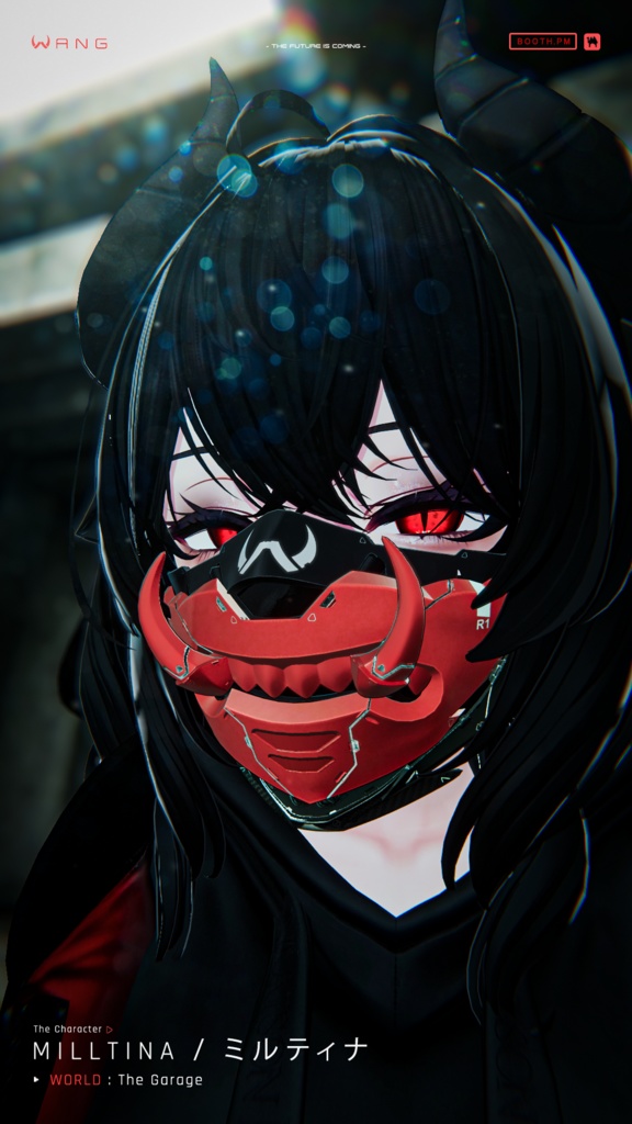 トサカンマスク - TOSAKAN Mask|Cyberpunk Style 【WANG】