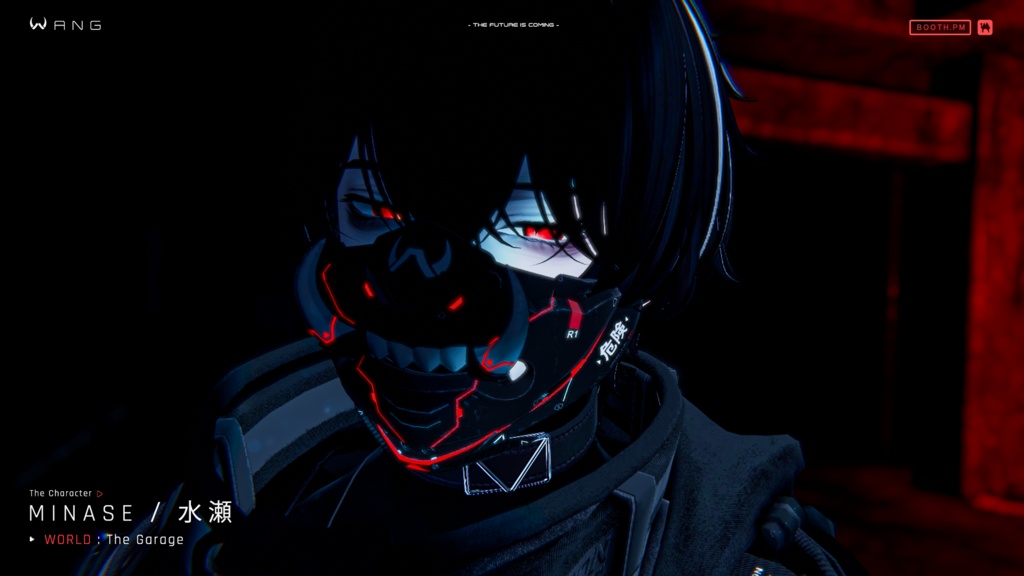 🔥 無料配布イベント🎁🔥【WANG】トサカンマスク - TOSAKAN Mask|Cyberpunk Style