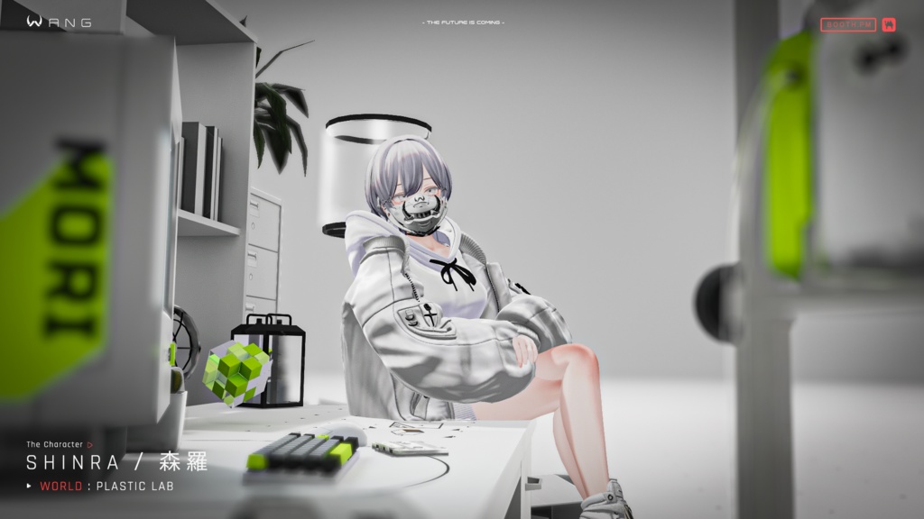 🔥 無料配布イベント🎁🔥【WANG】トサカンマスク - TOSAKAN Mask|Cyberpunk Style