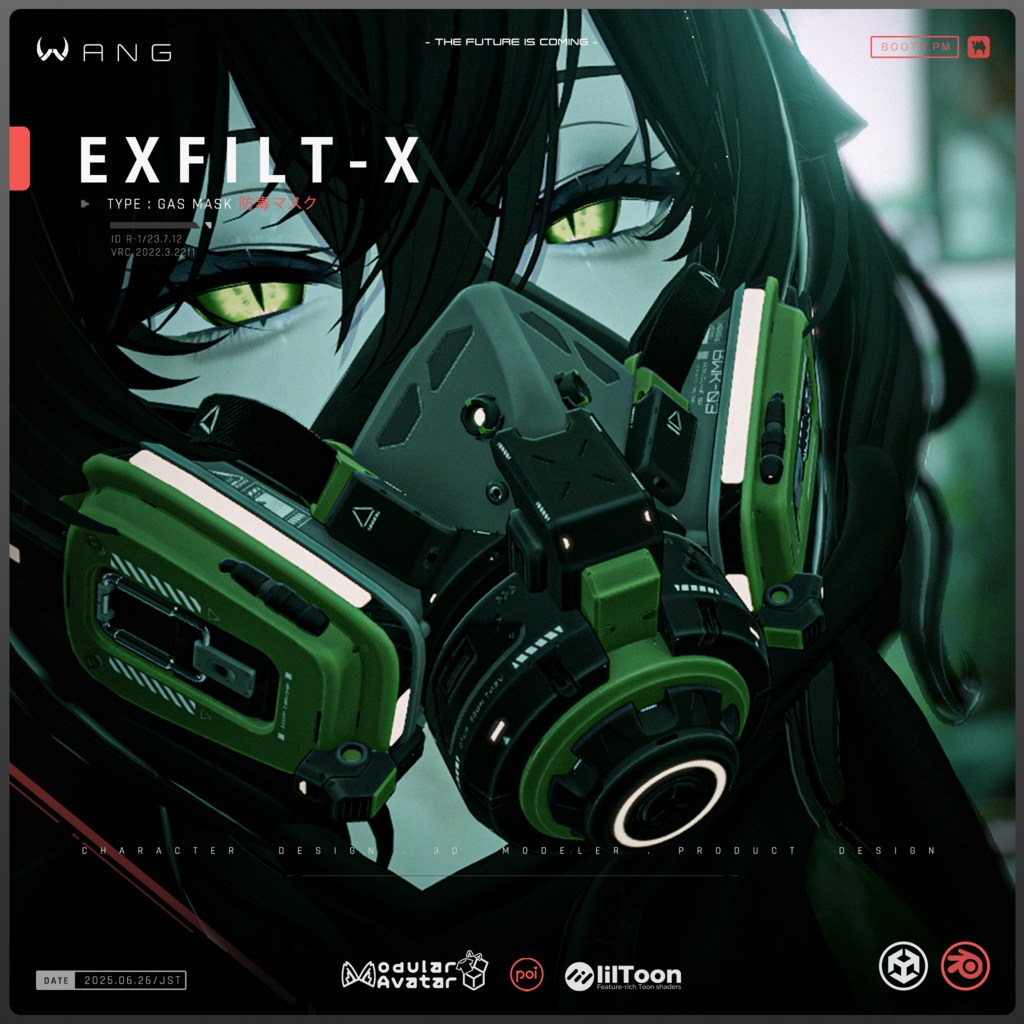 🔥 無料配布イベント🎁🔥【WANG】EXFILT・X ｜ ガスマスク - Gas Mask