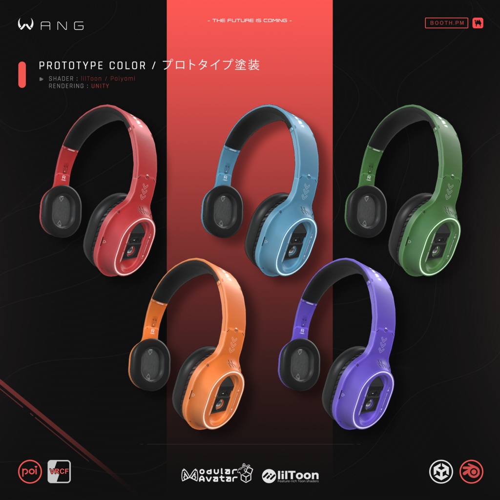 SONIQ-9 | ヘッドホン - Headphone【WANG】