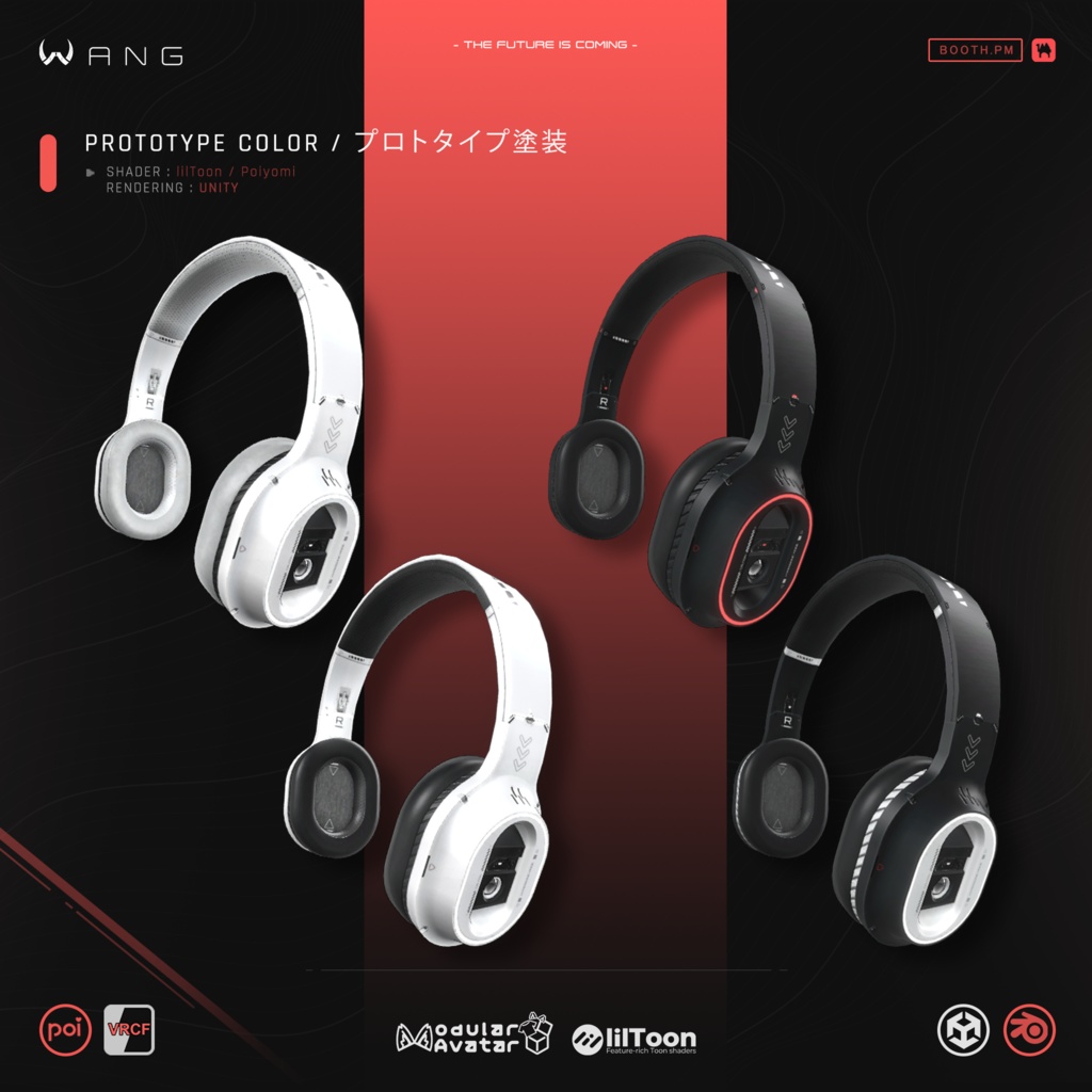 SONIQ-9 | ヘッドホン - Headphone【WANG】