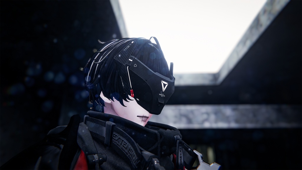 ENDFLUX・X | カーボンファイバーマスク - Tactical Mask【WANG】