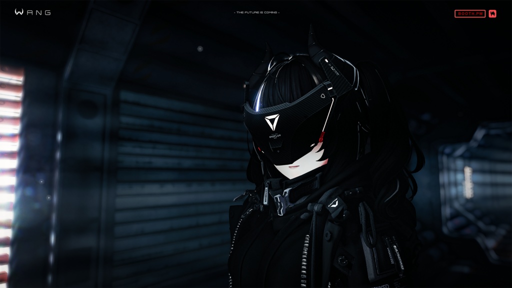 ENDFLUX・X | カーボンファイバーマスク - Tactical Mask【WANG】